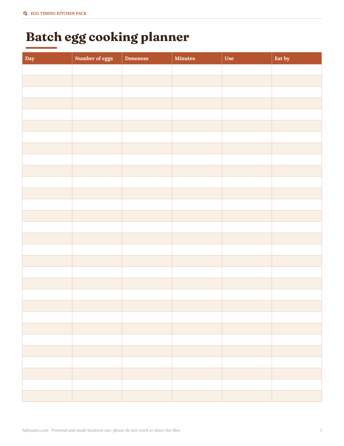 Preview of the first page of Batch planner (PDF/DOCX/XLSX)